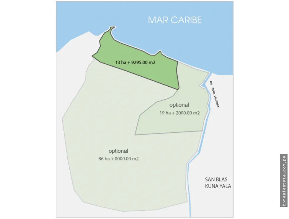Venta de terreno de Palya, Colón Santa Isabel Costa Arriba