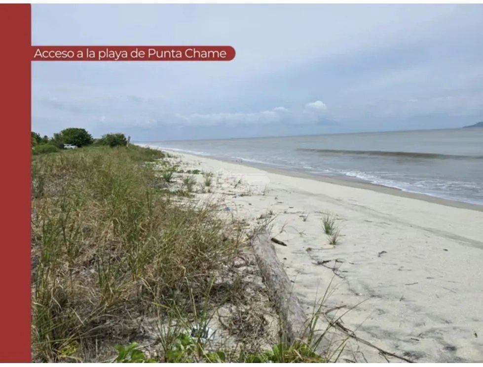 SE VENDE TERRENO EN  PUNTA CHAME 1953 M2 A PASOS DE LA PLAYA