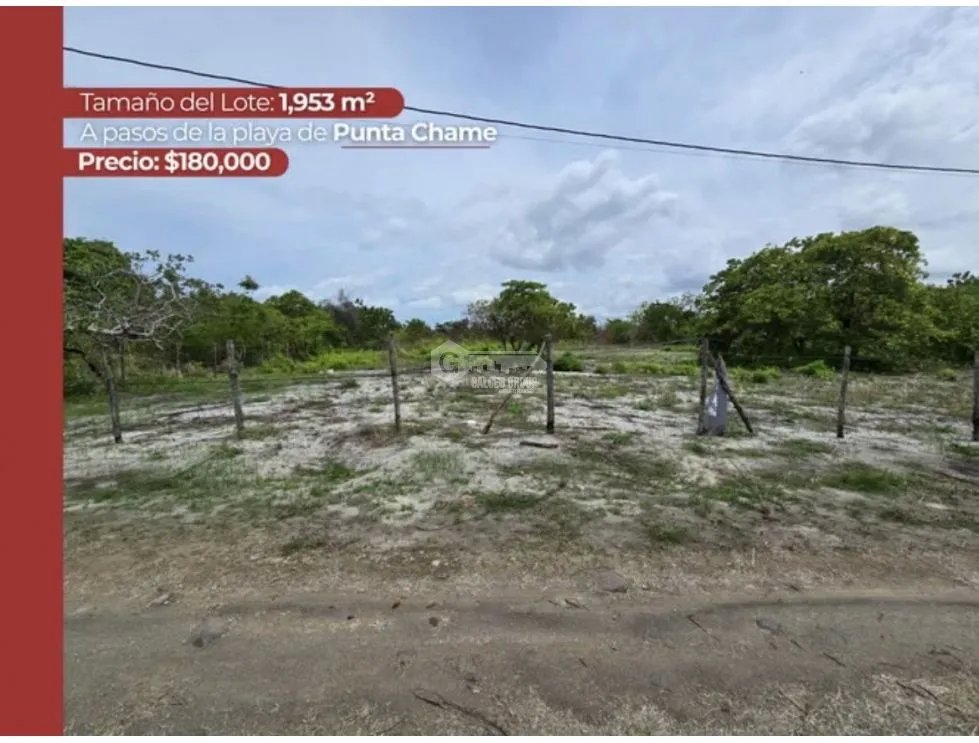 TERRENO / PUNTA CHAME / 1953 M2 / CERCA DE LA PLAYA