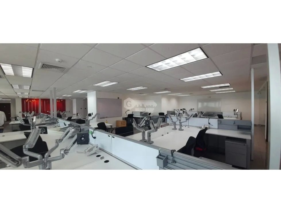 SE ALQUILA OFICINA EN CALLE 50 TORRE GLOBAL BANK DE 420M AMOBLADA