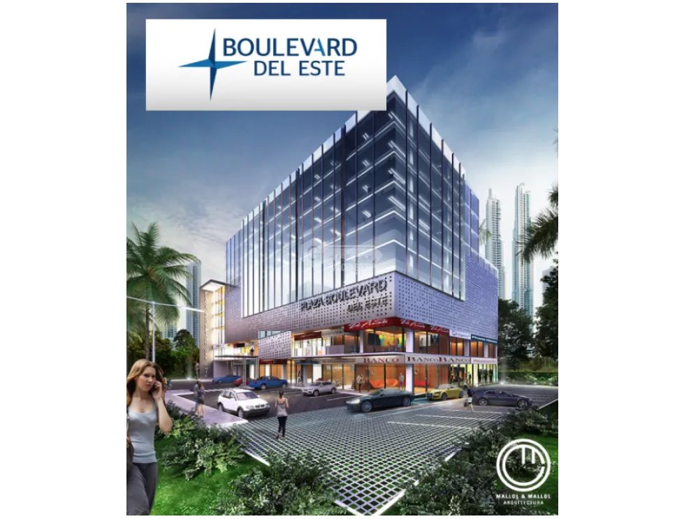 SE ALQUILA OFICINA  EN COSTA DEL ESTE BOULEVARD DEL ESTE DE 180M2