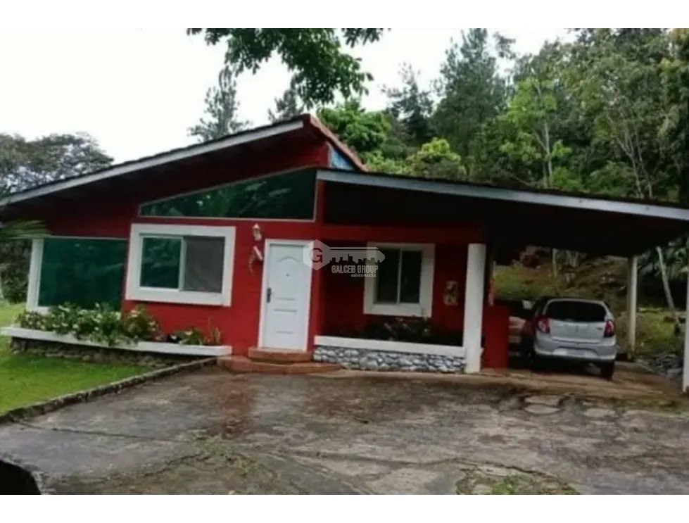 CASA CAMPESTRE / CERRO AZUL / 1400M2 / AMOBLADO / 3 HAB