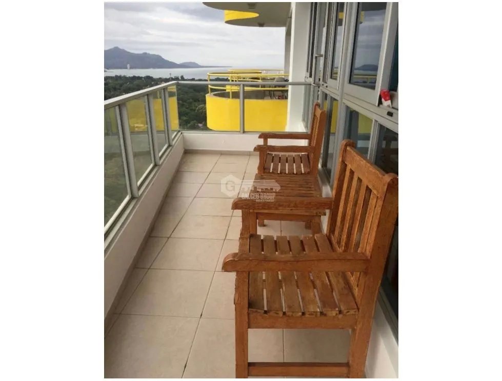 SE ALQUILA APARTAMENTO AMOBLADO EN PH CORONADO BAY CON VISTA AL MAR