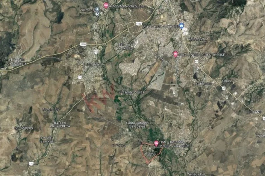 Unimproved Land Off Market in Ex Hacienda de Cuevas, Guanajuato.