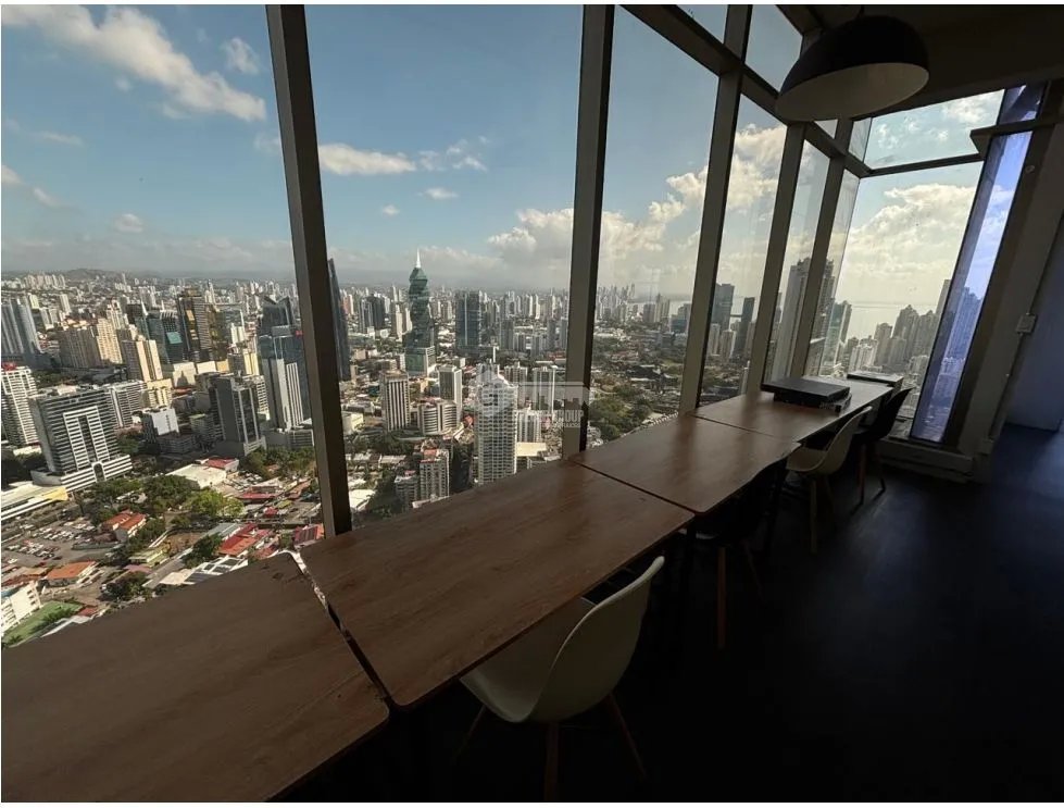 ALQUILER DE OFICINA DE 168M EN AVENIDA BALBOA TORRE BICSA AMOBLADA