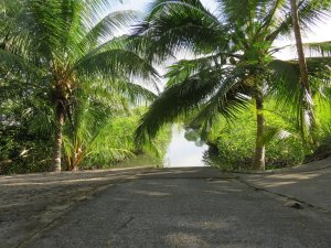 Península privada con casa y acceso al mar en Boca Chica