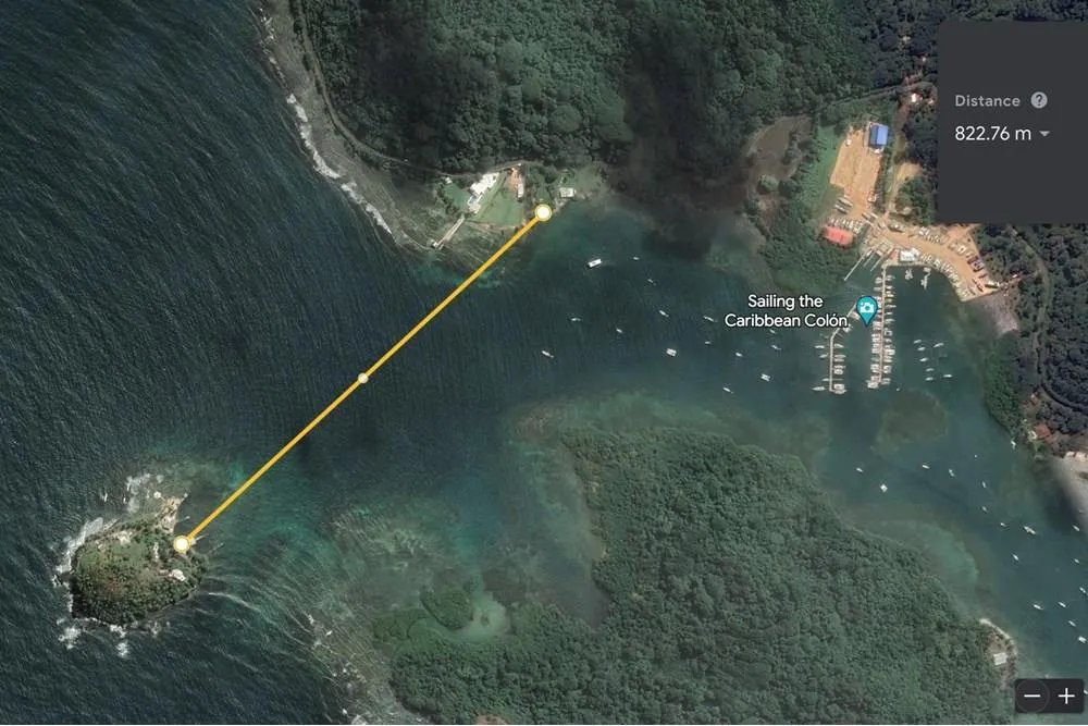 Lote con Isla y Playa en venta en Bahía Cacique, Portobelo, Colón