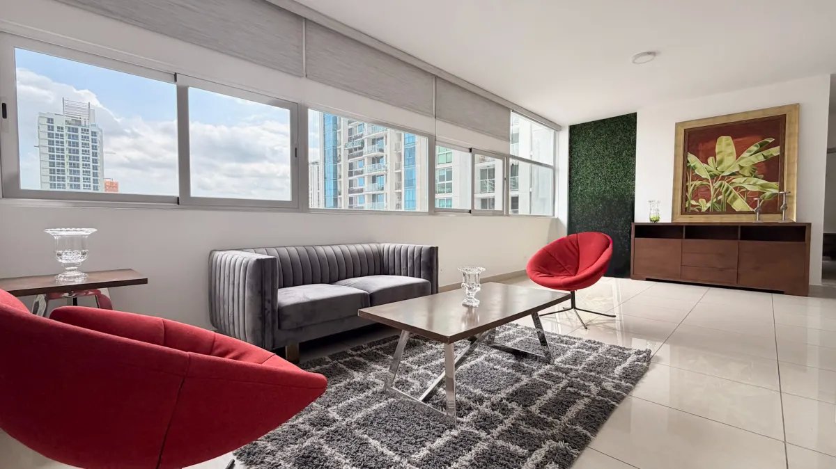 Apartamento 2 Hab, Bella Vista  Vista Ciudad y Estacionamiento