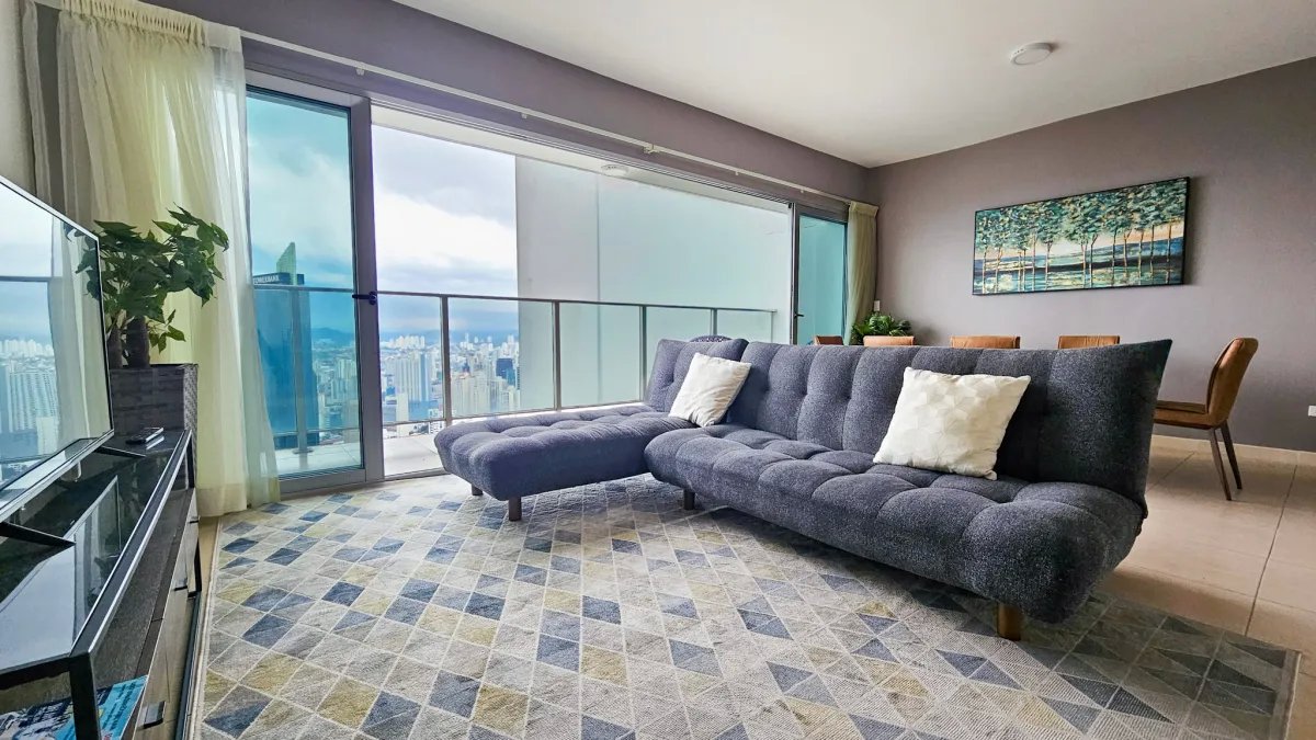 Apartamento 1 Recámara con Vista a la Bahía en Avenida Balboa