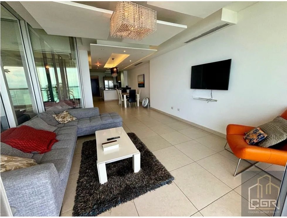 Venta de Apatamento amoblado en PH Rivage, Ave. Balboa