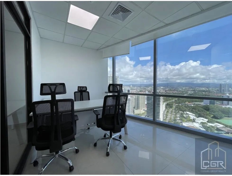 Alquiler de oficinas amobladas en Financial Park, Costa del este
