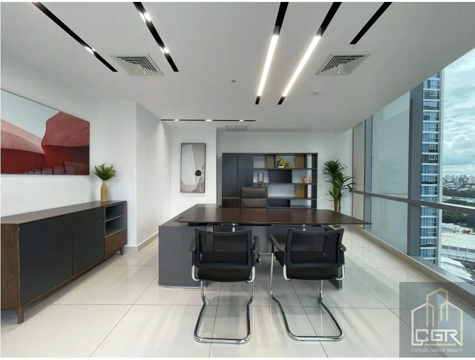 Alquiler de oficinas amobladas en Financial Park, Costa del este