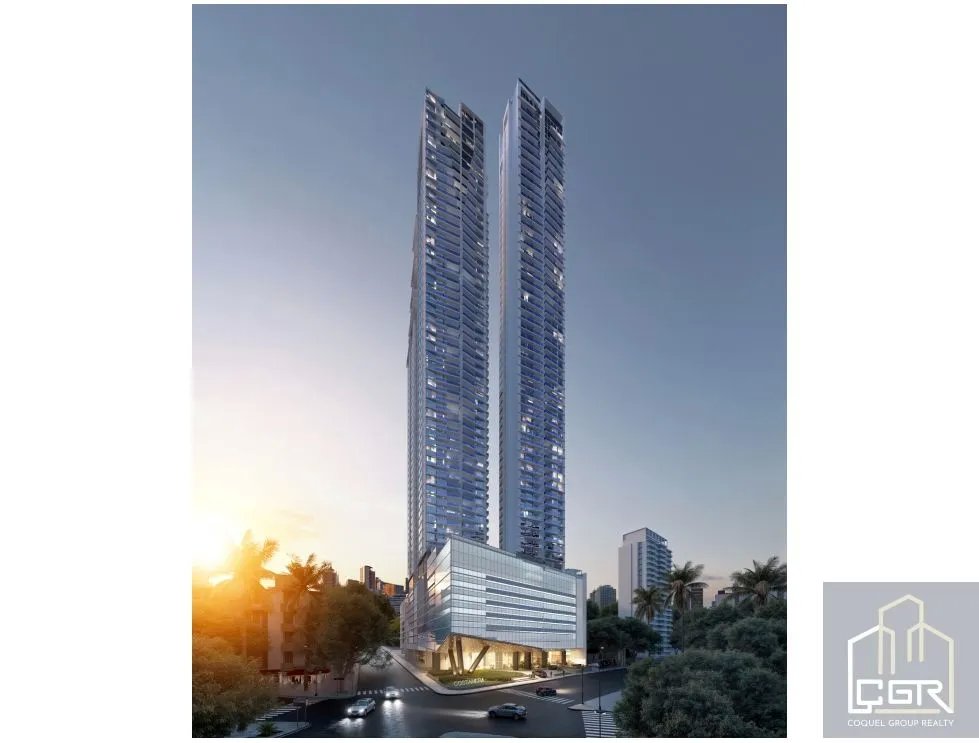 Venta de apartamentos de dos habitaciones en Costanera - Torre Aqua