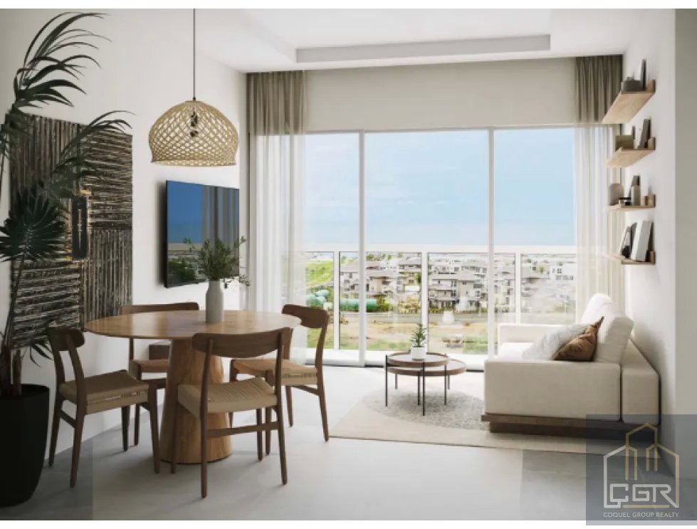 Venta de apartamento de 2 recamaras en Aires del Mar, Playa Caracol