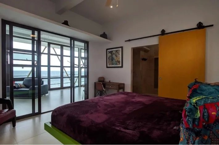 for rent beachfront apartment located in nueva gorgona, Panama o este