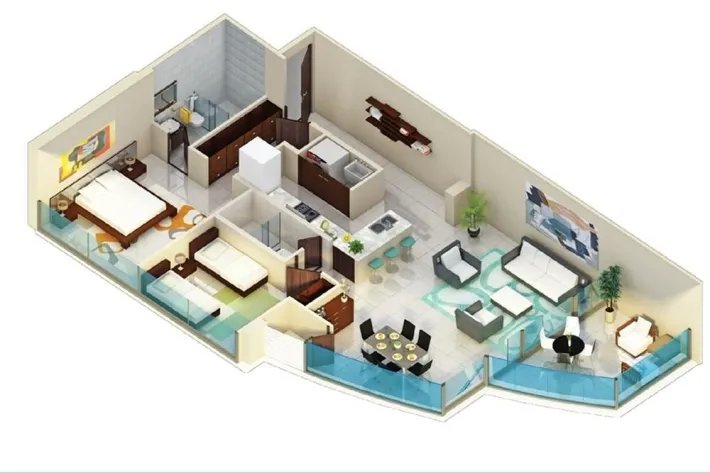 Ocean view apartment for sale in PH Royal Palm, Nueva Gorgona, Panama
