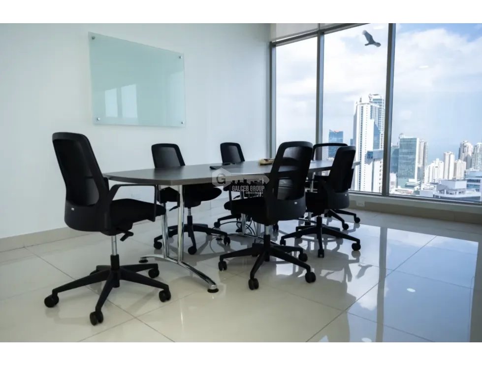 OFICINA / CALLE 50 / TORRE BICSA / 225M / DIVISIONES / AMOBLADA