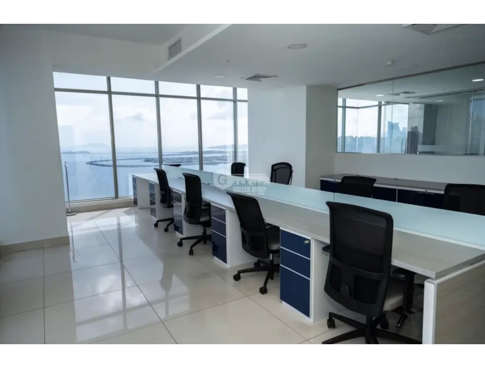 OFICINA / CALLE 50 / TORRE BICSA / 225M / DIVISIONES / AMOBLADA