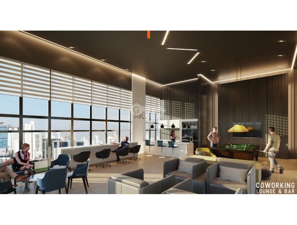 OBARRIO / PH AURA / 120 M / 3 HABITACION / BALCON / 1 PARKING / DEN