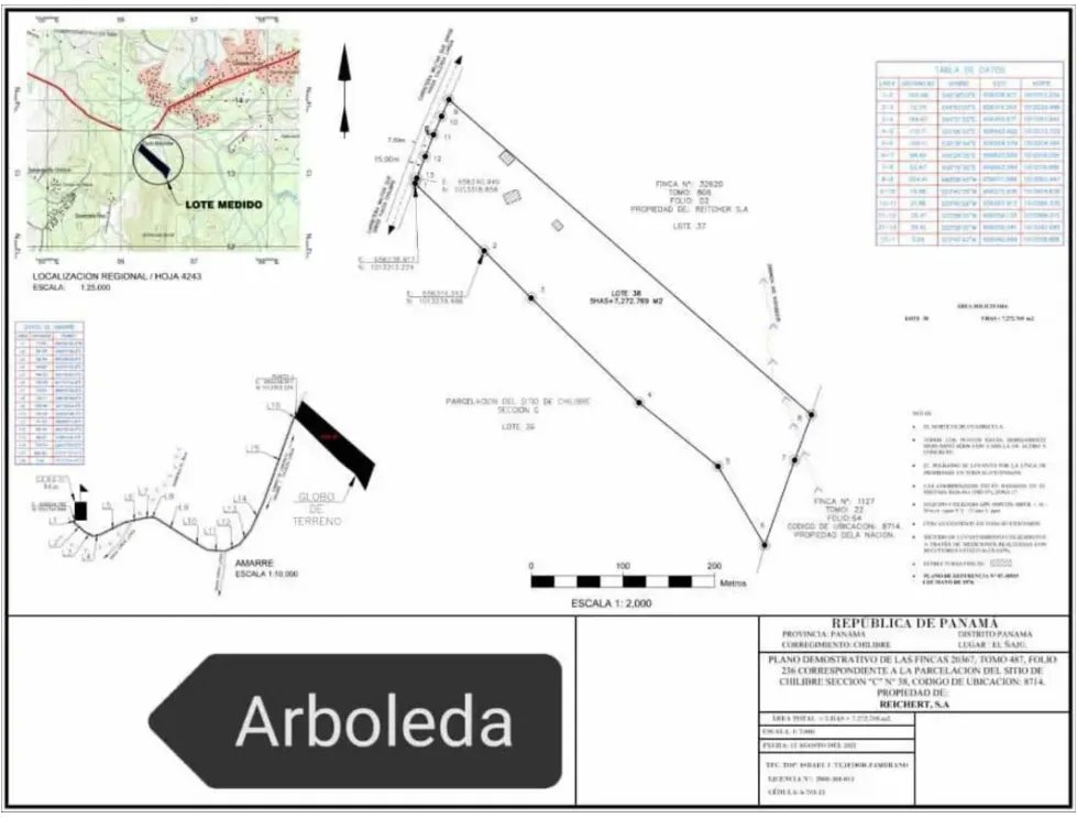CHILIBRE / FINCA GANADERA /  51 HECTAREAS / CON 2 CASAS