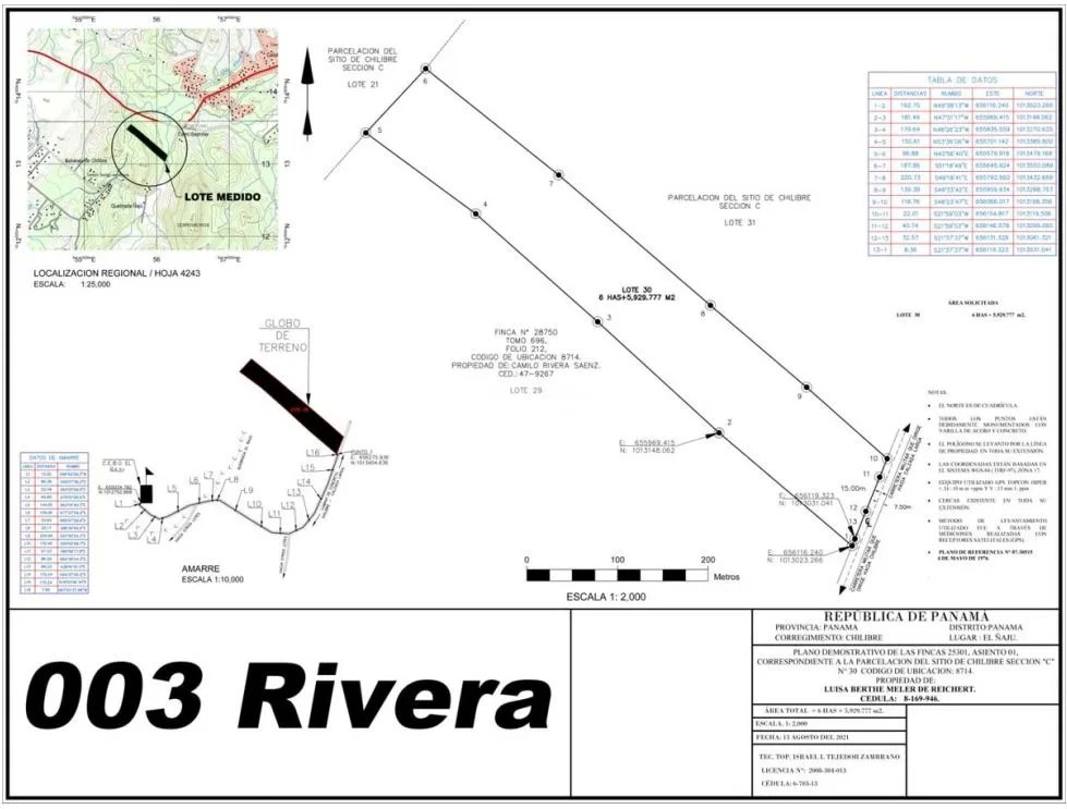CHILIBRE / FINCA GANADERA /  51 HECTAREAS / CON 2 CASAS