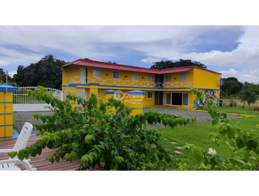 RIO HATO / PARA INVERSION / HOTEL / 1400m2 / CON PISCINA / EQUIPADO