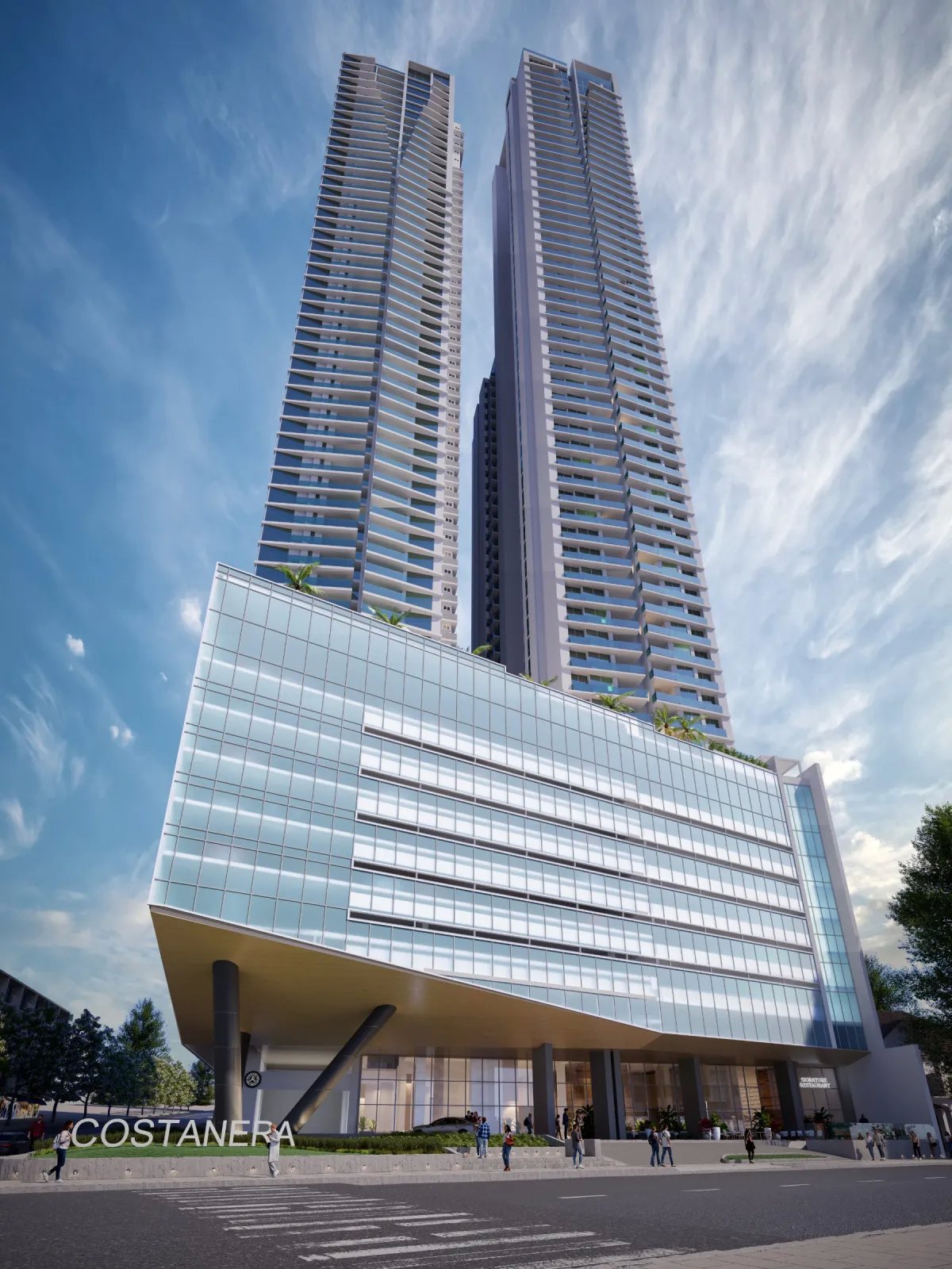 Costanera Aqua T200 in the North Wing, 121.5 m², 3 Bedrooms + Den, City View