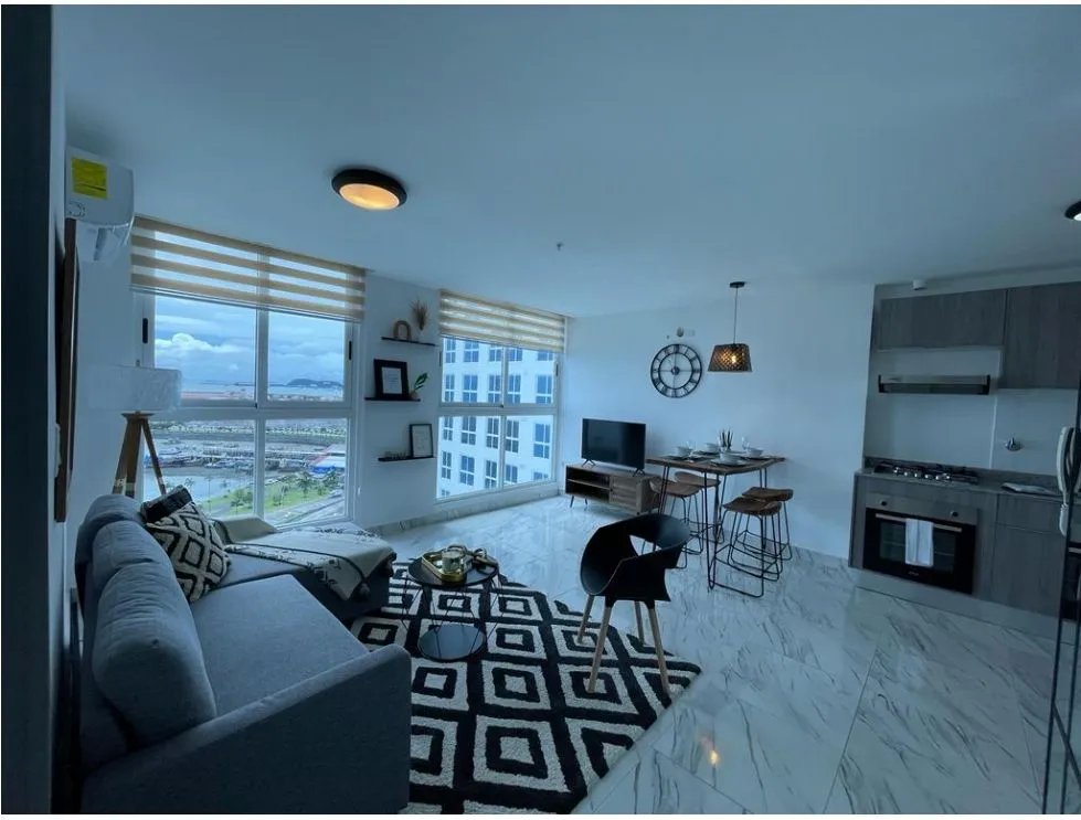 Alquiler de apartamento amoblado en PH The Sands, Av. Balboa. EL