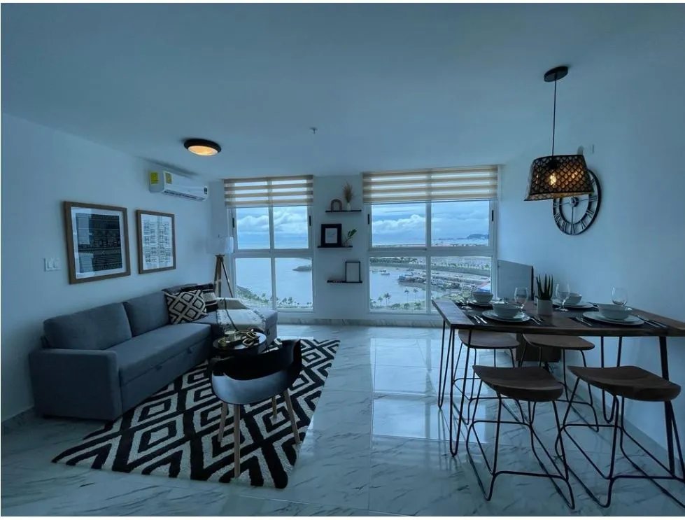 Alquiler de apartamento amoblado en PH The Sands, Av. Balboa. EL