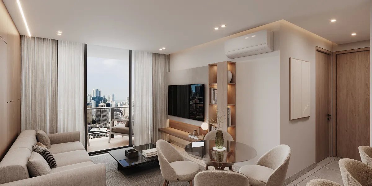 Exclusivo Luxor 500 | El Cangrejo  85 m² y 95m², 2 Recámaras con Balcón