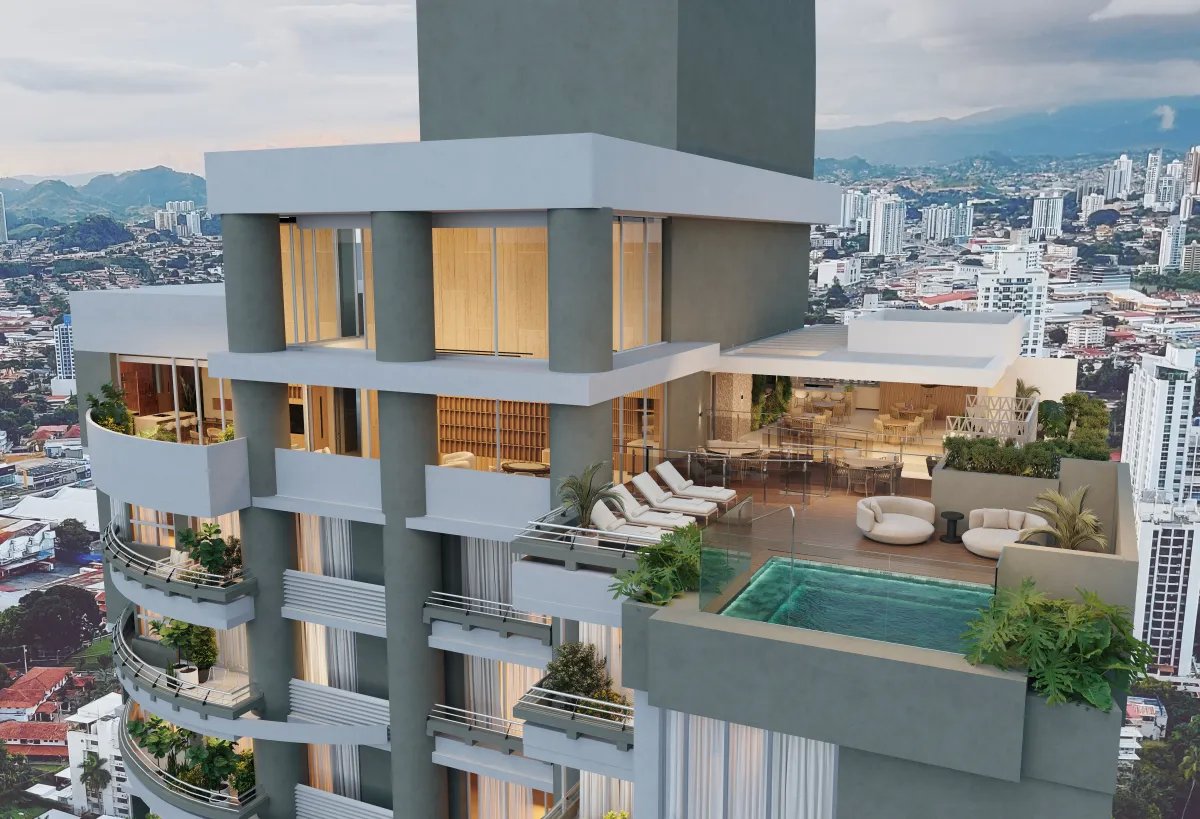 Exclusivo Luxor 500 | El Cangrejo  85 m² y 95m², 2 Recámaras con Balcón