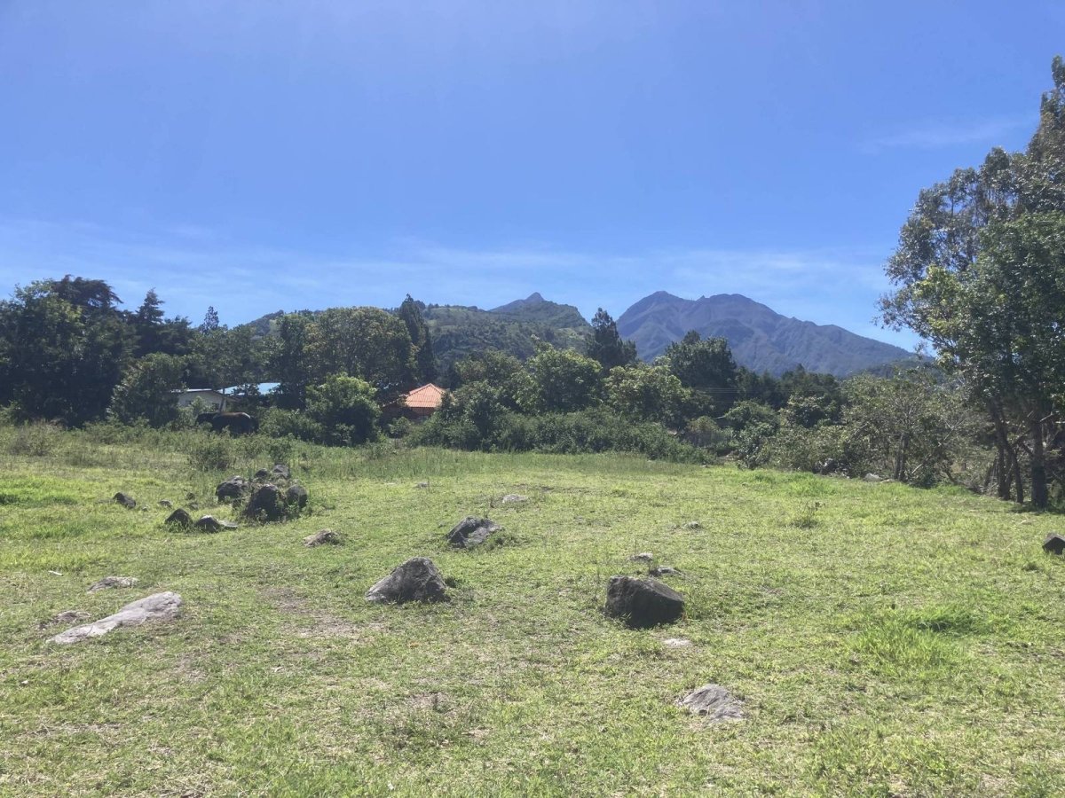 Beautiful view to the volcano