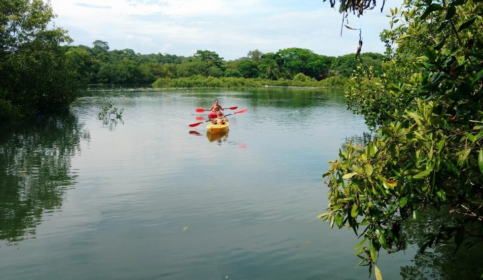 Lagoon lot next to Las Lajas beach