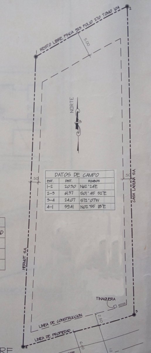 Lote de laguna junto a la playa de Las Lajas