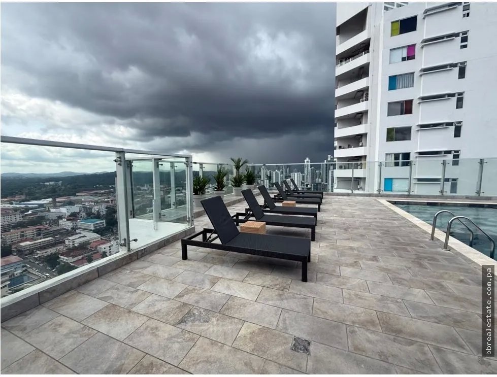 Venta de apartaestudio amoblado  en PH H2O, Av. Balboa