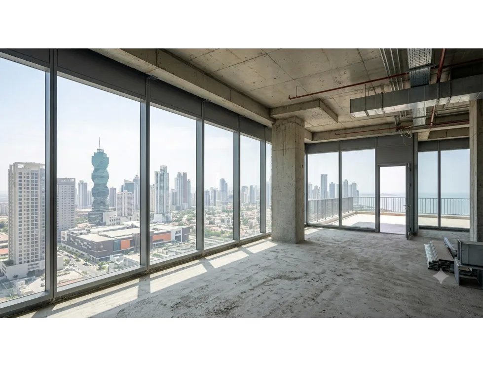 Office Rental with Terrace in Midtown Building, Calle 74