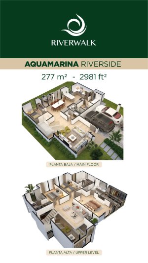 Lujo y Confort Exclusivas Villas en Riverwalk  Green City (277 m²)