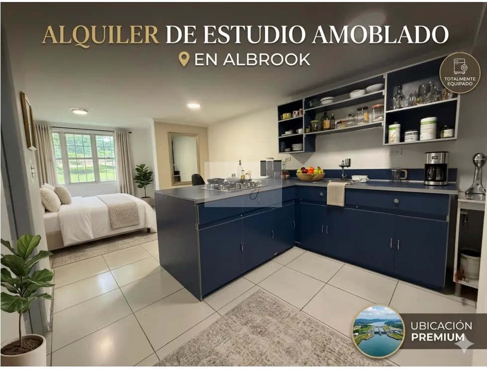 Alquiler de Estudio Amoblado en Albrook