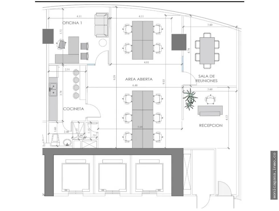 RENTAL – FURNISHED OFFICE IN FINANCIAL PARK, COSTA DEL ESTE