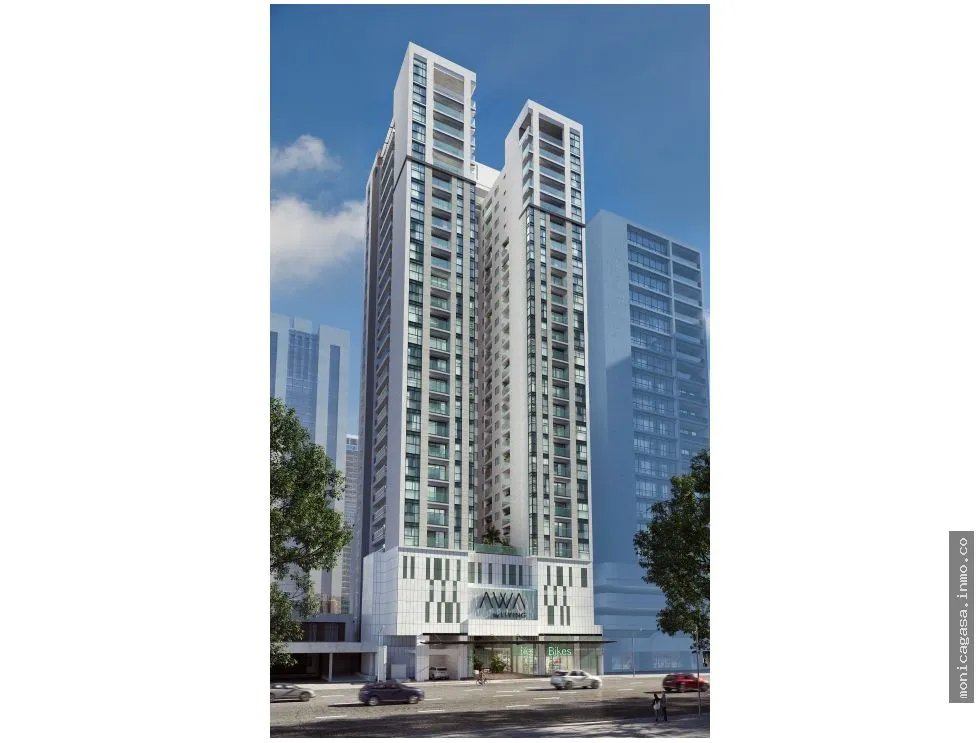 Venta de apartamento en Proyecto AWA, Ave Balboa