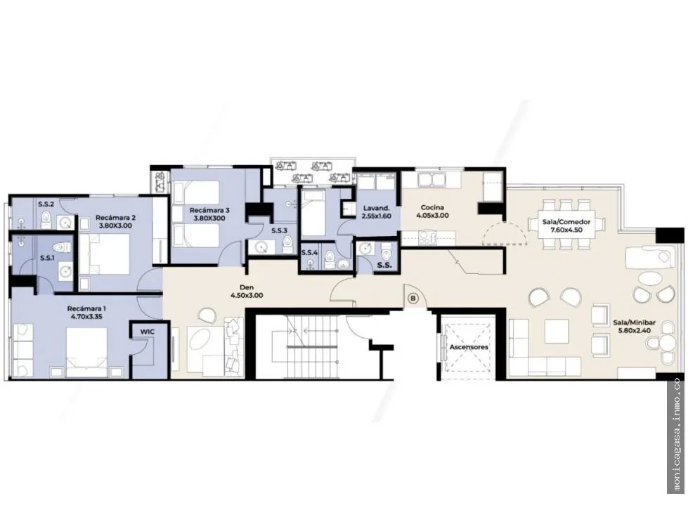 Venta de apartamento PH. PRESTIGE , Bella Vista