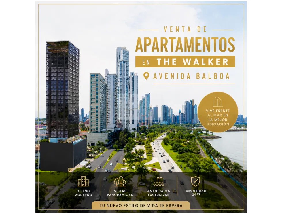 Venta de Apartamentos en The Walker | Avenida Balboa