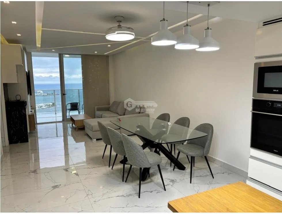 AVENIDA BALBOA / PH WHITE / 168M2 / 3 HABITACIONES / BALCON / AMOBLADO