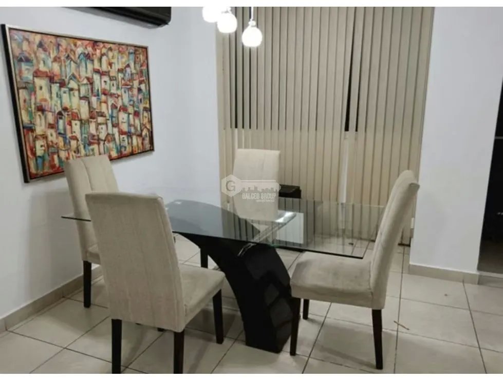 SE ALQUILA APARTAMENTO EL CANGREJO ONIX TOWER 129M SEMIAMOBLADO