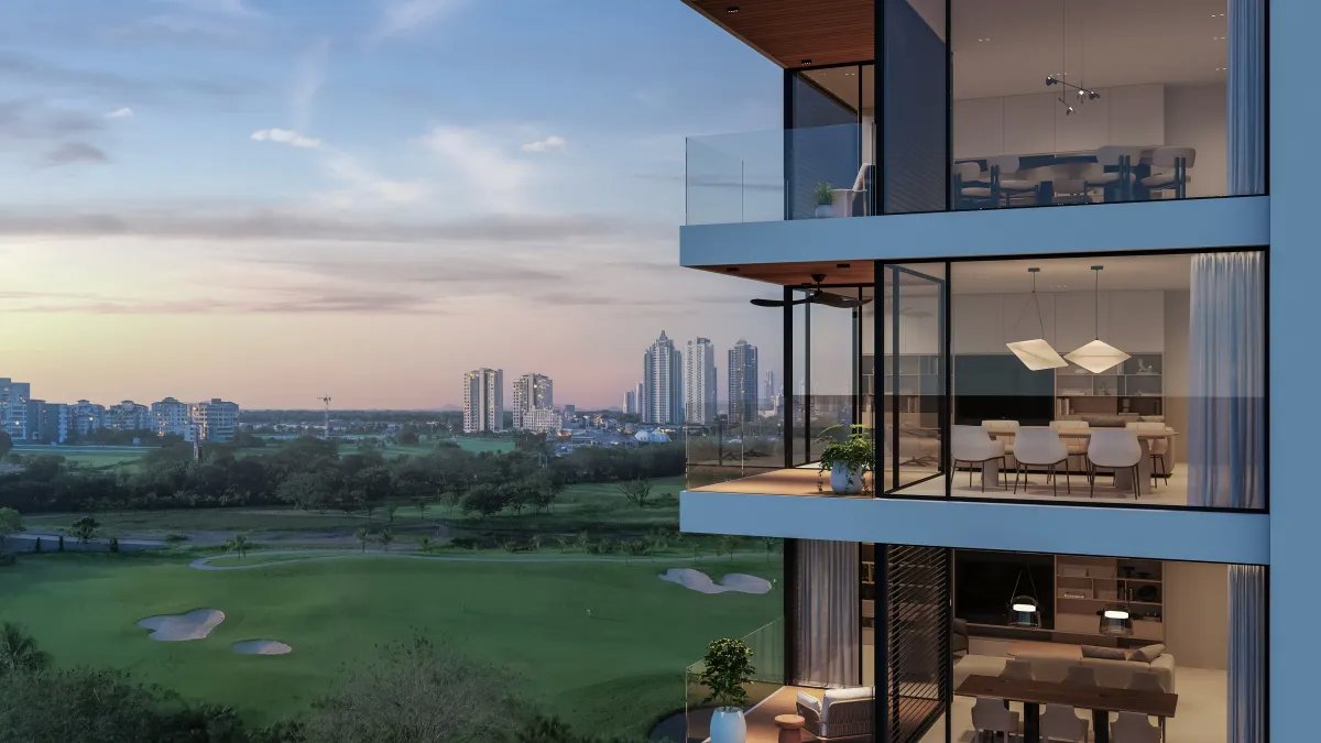 Penthouses de Ultra-Lujo (1 Nivel) en PH Arena Santa María Norte, Vista al Golf