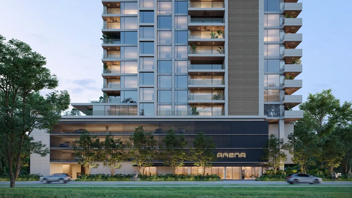 Penthouses de Ultra-Lujo (1 Nivel) en PH Arena Santa María Norte, Vista al Golf