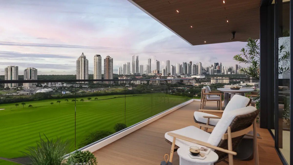 Penthouses de Ultra-Lujo (1 Nivel) en PH Arena Santa María Norte, Vista al Golf