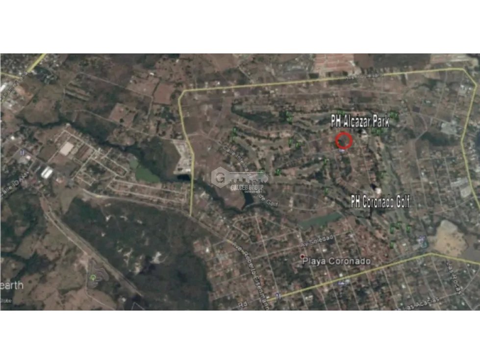 CORONADO / ALCAZAR PARK / 1100 M2 / TERRENO / SOBRE VIA ASFALTADA