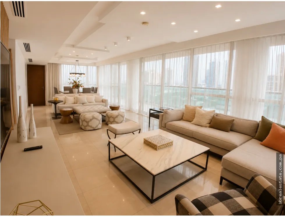 Sale of Furnished Apartment in PH Park Lane, Costa del Este