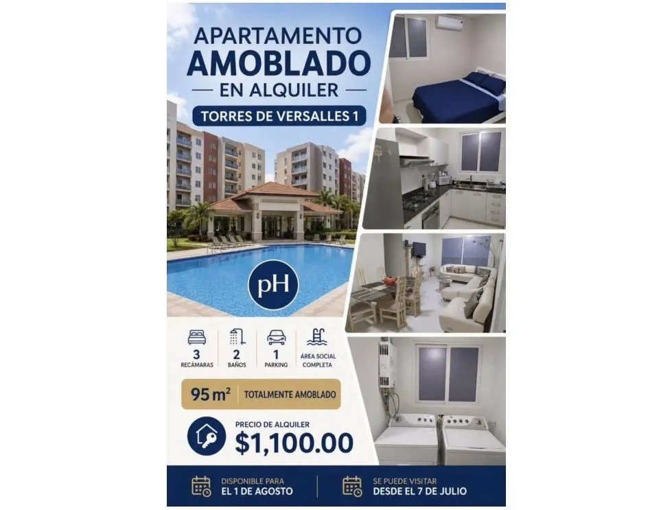 Apartment for rent in Las Acacias